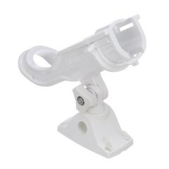 Attwood HeavyDuty Adjustable Rod Holder WCombo Mount White-small image