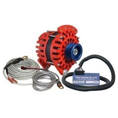 Balmar Alternator 170 Amp Kit 12v 315 Dual Foot Saddle J10 Pulley Regulator Temp Sensor-small image