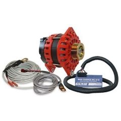 Balmar Alternator 250 Amp Kit 12v 315 Dual Foot Saddle K6 Pulley Regulator Temp Sensor-small image