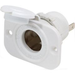 Blue Sea 12 Volt Dash Socket - White - Marine Electrical Part-small image