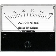 Blue Sea 8022 Dc Analog Ammeter 234 Face, 050 Amp Dc-small image