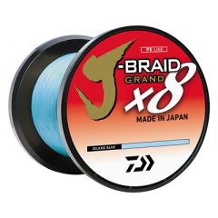 Daiwa JBraid X8 Grand Braided Line 15 Lbs 300 Yds Island Blue-small image