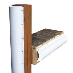 Dock Edge Piling Bumper One End Capped 6 White-small image