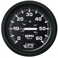 Faria Euro Black 4 Speedometer 60mph Gps-small image