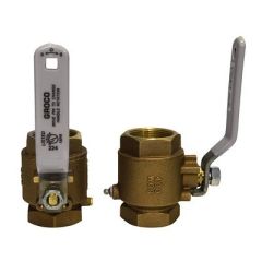 Groco 2 Npt Bronze InLine Ball Valve-small image