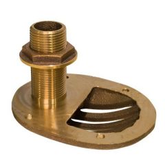 Groco 1 Bronze Combo Scoop ThruHull WNut-small image