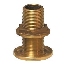 Groco 2 Nps Npt Combo Bronze ThruHull Fitting WNut-small image