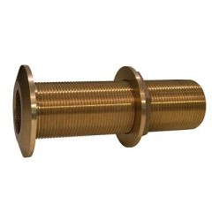 Groco 112 Bronze Extra Long ThruHull Fitting WNut-small image