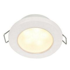 Hella Marine Euroled 75 3 Round Spring Mount Down Light Warm White Led White Plastic Rim 12v-small image