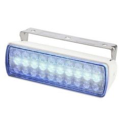 Hella Marine Sea Hawk Xl Dual Color Led Floodlights BlueWhite Led White Housing-small image