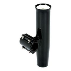 LeeS ClampOn Rod Holder Black Aluminum Horizontal Mount Fits 1315 OD Pipe-small image