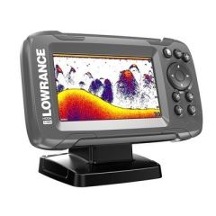 Lowrance Hook24x 4 Gps Bullet Fishfinder WTrack Plotter Transom Mount Bullet Skimmer Transducer-small image