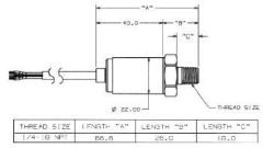 Maretron 0-5000 Psi Transducer - Marine Instrument Gauge Accessories-small image