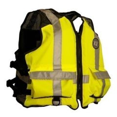 Mustang High Visibility Industrial Mesh Vest Fluorescent YellowGreen LXl-small image