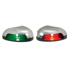 Perko RedGreen Horizontal Mount Side Light Pair Stainless Steel-small image