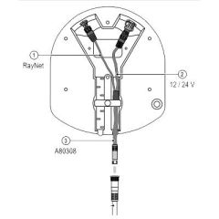 Raymarine Quantum Radar Adapter Cable A80308 - Marine Radar Accessories-small image