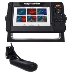 Raymarine Element 7 Hv Combo WHv100 Transom Mount Transducer Lighthouse North America Chart-small image