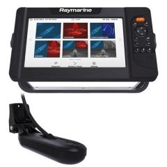 Raymarine Element 9 Hv Combo WHv100 Transom Mount Transducer Lighthouse North America Chart-small image