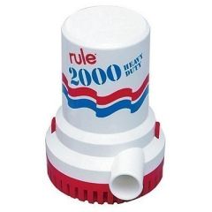 Rule 2000 Gph NonAutomatic Bilge Pump W6 Leads-small image