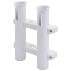 SeaDog Two Pole Side Mount Rod Storage Rack White-small image