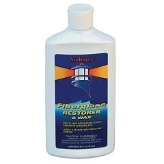 Sudbury One Step Fiberglass Restorer Wax 16oz Liquid-small image