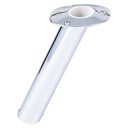 Stainless Steel Rod Holder 30 Degree w/ Removable Drain | Gemlux