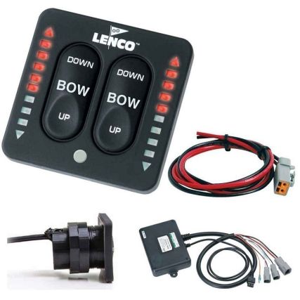 Lenco Led Indicator F/Single Kit W/Pigtail Switch Actuator Tactile Two-Piece Systems