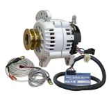 Balmar Alternator 120 Amp Kit 12v 315 Dual Foot Saddle Dual Vee Pulley Regulator Temp Sensor-small image