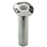 CE Smith Flush Mount Rod Holder 0 Degree 9 Depth Stainless Steel Cast Bottom White Vinyl Liner-small image