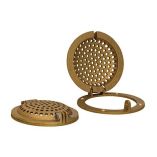 Groco Bronze Round Hull Strainer WAccess Door FUp To 2 ThruHull-small image