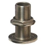 Groco 34 Nps Npt Combo Stainless Steel ThruHull Fitting WNut-small image