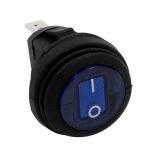 Heise Rocker Switch Illuminated Blue Round 5Pack-small image