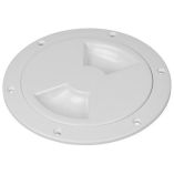 SeaDog QuarterTurn Smooth Deck Plate WInternal Collar White 8-small image