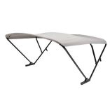 Sureshade Power Bimini Black Anodized Frame Grey Fabric-small image