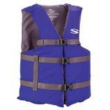 Stearns Pfd 2001 Adult Boat Universal Blue Display For Adults Over 90lbs Chest Size Of 50-small image