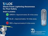 Talos Sfd--1824-Mtb Standard Lightning Detector With 18x24 Sign-small image