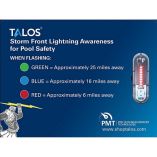 Talos Standard Lightning Detector W18X24 Safety Information Sign-small image