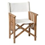 Whitecap DirectorS Chair Ii WSail Cloth Seating Teak-small image